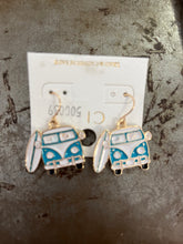 Load image into Gallery viewer, Beaded/clay earrings