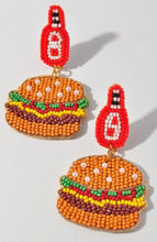 Load image into Gallery viewer, Beaded/clay earrings