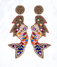 Load image into Gallery viewer, Beaded/clay earrings