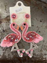 Load image into Gallery viewer, Beaded/clay earrings