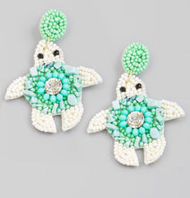 Load image into Gallery viewer, Beaded/clay earrings