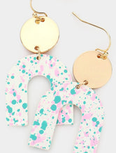 Load image into Gallery viewer, Beaded/clay earrings