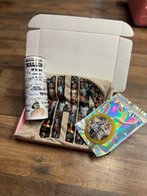 Load image into Gallery viewer, Subscription box with a freshie/bookmark and a 20oz tumbler

