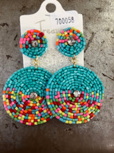 Load image into Gallery viewer, Beaded/clay earrings
