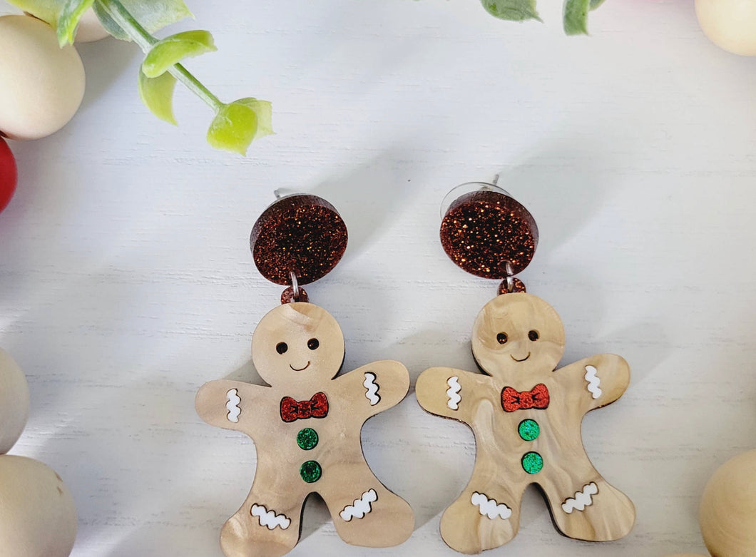 Gingerbread earrings